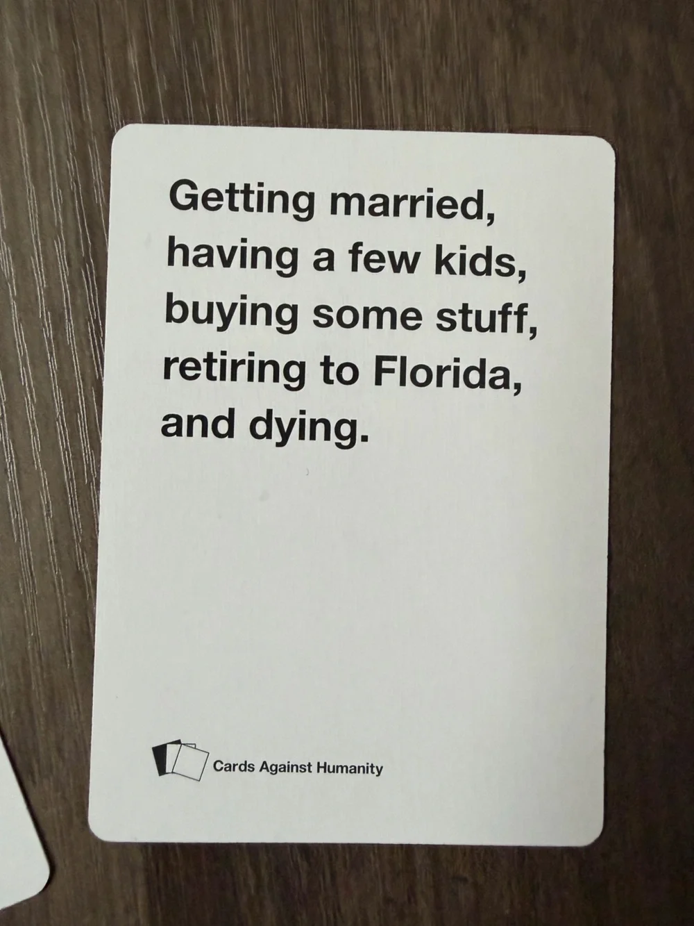Cards Against Humanity Version 1.7 Original Party Game